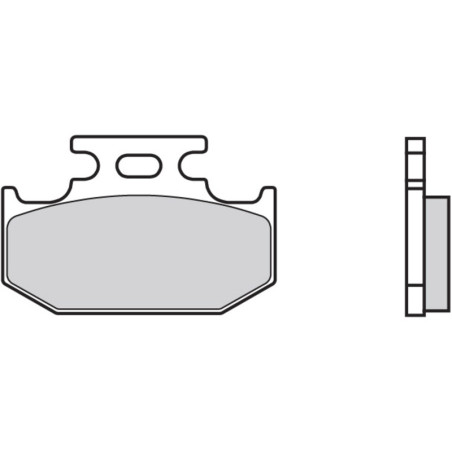 Plaquettes de frein arrière BREMBO Off-Road métal fritté pour 125/250 RM 1991-1995