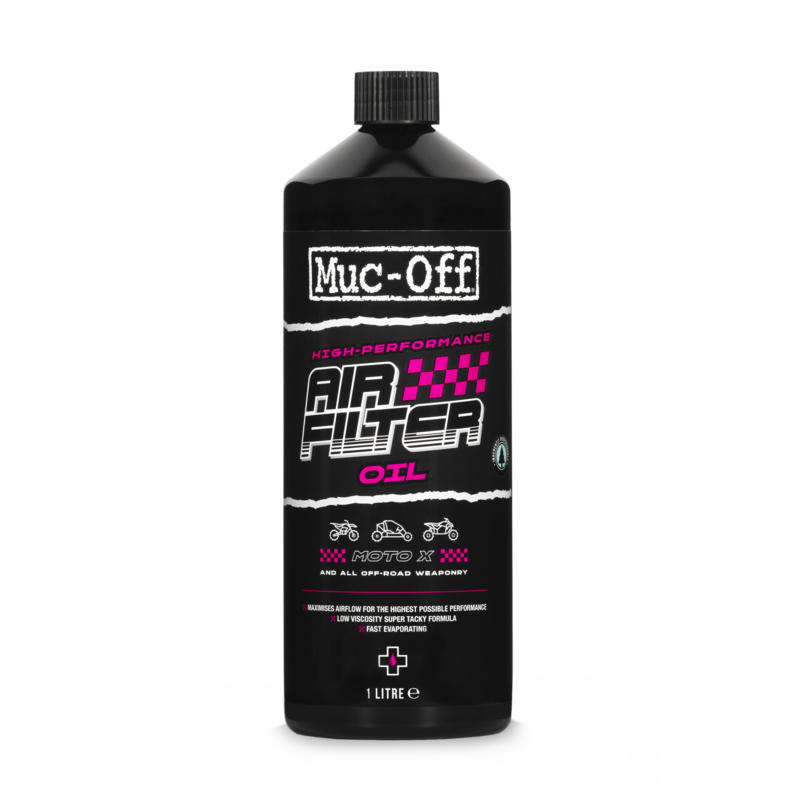 Huile de filtre à air Muc-Off 1L x6 – Protection optimale pour filtres moto et tout-terrain