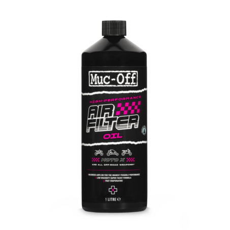 Huile de filtre à air Muc-Off 1L x6 – Protection optimale pour filtres moto et tout-terrain