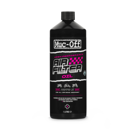 Huile de filtre à air Muc-Off 1L x6 – Protection optimale pour filtres moto et tout-terrain
