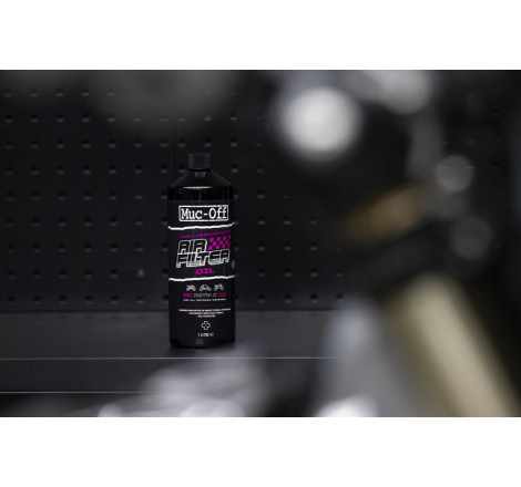 Huile de filtre à air Muc-Off 1L x6 – Protection optimale pour filtres moto et tout-terrain