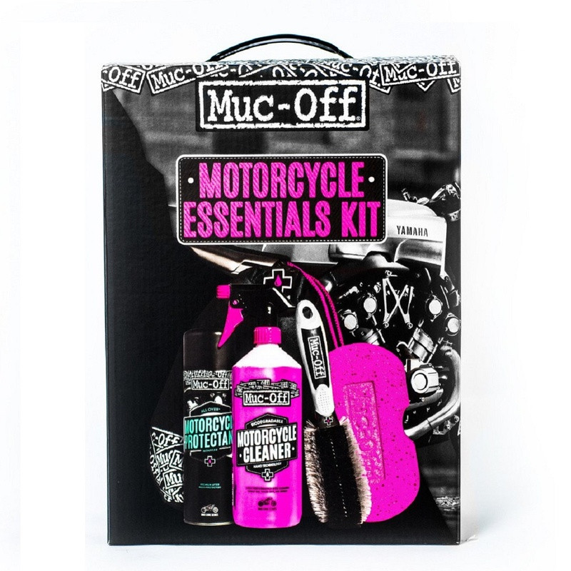 Kit entretien moto Muc-Off Essentials – Nettoyage et protection indispensables