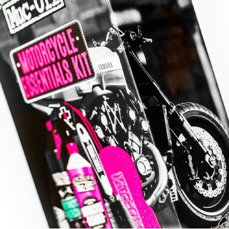 Kit entretien moto Muc-Off Essentials – Nettoyage et protection indispensables
