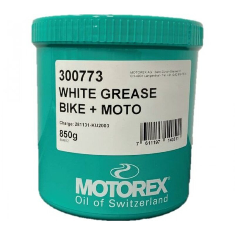 Graisse blanche lithium MOTOREX White Grease 850g - lubrification haute performance multi-usage