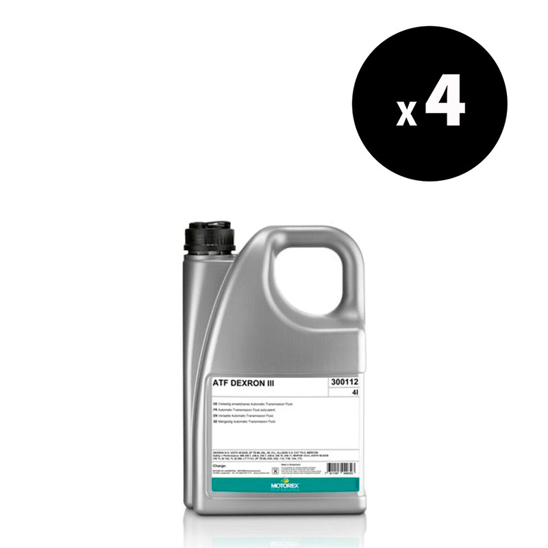 4x Huile MOTOREX ATF Dexron III 100 Gear Oil 4L - transmission automatique haute performance