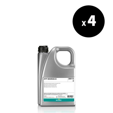4x Huile MOTOREX ATF Dexron III 100 Gear Oil 4L - transmission automatique haute performance