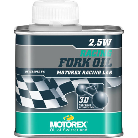 Huile de fourche MOTOREX Racing Fork Oil - 2.5W 250ML