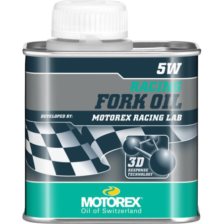 Huile de fourche MOTOREX Racing Fork Oil - 5W 250ML