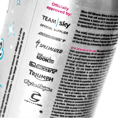 Polish Muc-Off Miracle Shine spray 500ml – Brillance intense et protection hydrophobe