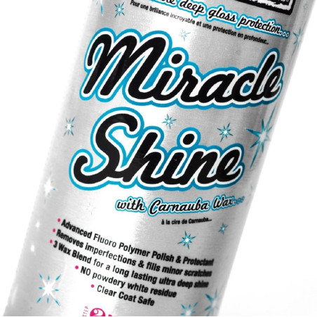 Polish Muc-Off Miracle Shine spray 500ml – Brillance intense et protection hydrophobe
