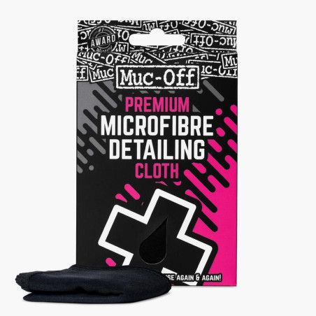 Chiffon microfibre Muc-Off Premium pour visière – Nettoyage sans rayures et haute précision
