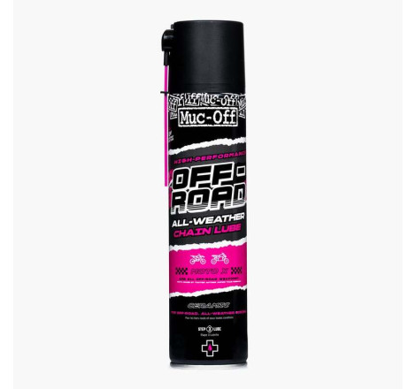 Spray Off Road Lube Muc-Off 400ml x12 – Lubrifiant chaîne tout-terrain haute performance