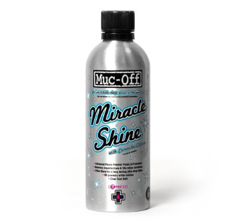 Polish Muc-Off Miracle Shine spray 500ml x12 – Brillance extrême et protection longue durée