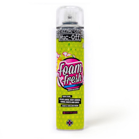 Mousse nettoyante Muc-Off Helmet Foam Fresh 400ml – Nettoyage et fraîcheur casque