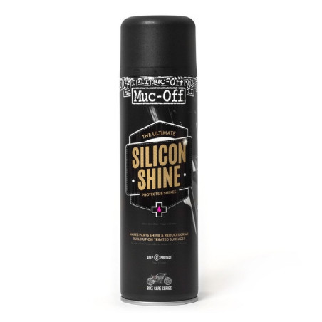 Spray de protection Muc-Off Motorcycle Silicon Shine 500ml – Brillance et protection moto