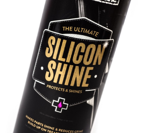 Spray de protection Muc-Off Motorcycle Silicon Shine 500ml – Brillance et protection moto