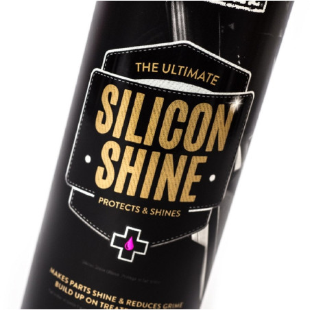 Spray de protection Muc-Off Motorcycle Silicon Shine 500ml – Brillance et protection moto