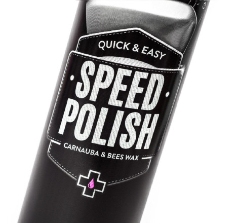 Spray Polish Muc-Off Speed Polish 400ml – Brillance rapide et protection des surfaces