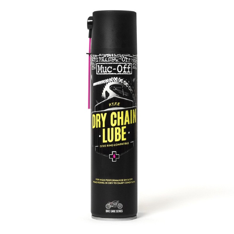 Lubrifiant chaîne Muc-Off Dry PTFE Chain Lube 400ml – Performance en conditions sèches
