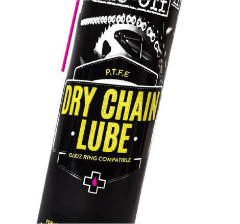 Lubrifiant chaîne Muc-Off Dry PTFE Chain Lube 400ml – Performance en conditions sèches