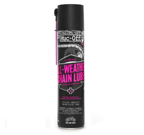 Lubrifiant chaîne Muc-Off All Weather Chain Lube 400ml x12 – Performance toutes conditions