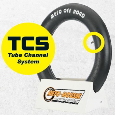 Mousse MEFO MOM 18-2TCS – 120/90-18, 120/100-18, 130/80-18 & 140/80-18 FIM-Enduro (toutes marques sauf Mitas) avec chambre à air
