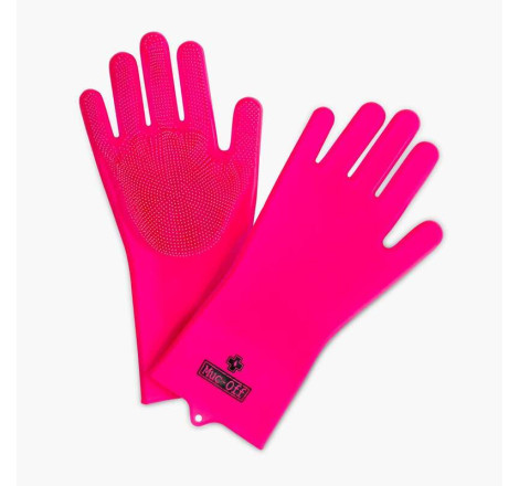 Gants de nettoyage MUC-OFF L – Protection renforcée, confort et précision pour entretien vélo et moto