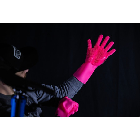 Gants de nettoyage MUC-OFF L – Protection renforcée, confort et précision pour entretien vélo et moto