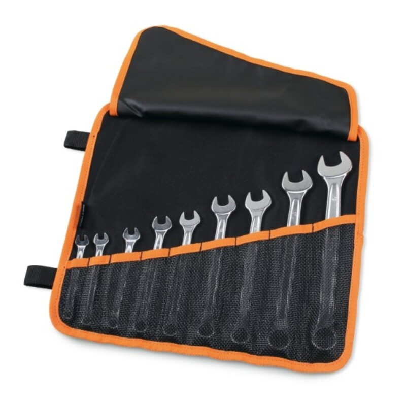 Jeu de 9 clés mixtes Beta en trousse outillage moto