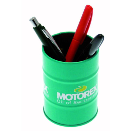 Mini fût décoratif porte stylo MOTOREX