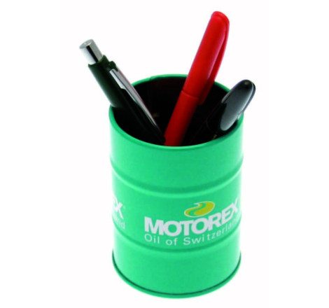 Mini fût décoratif porte stylo MOTOREX
