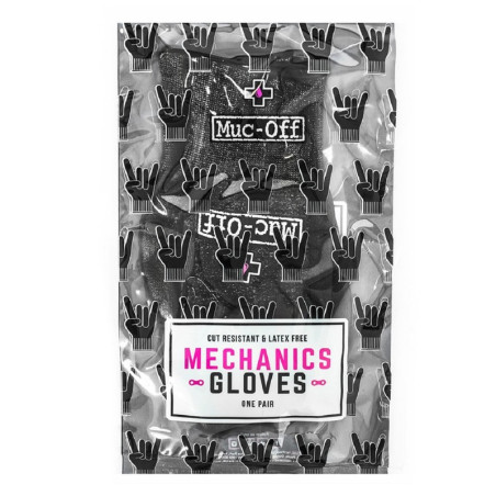 Gants d’atelier noir taille L Muc-Off - protection mains mécanique et entretien moto