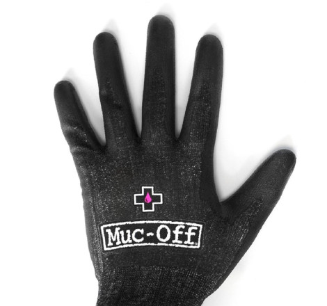 Gants d’atelier noir taille M Muc-Off - protection mains mécanique et entretien moto