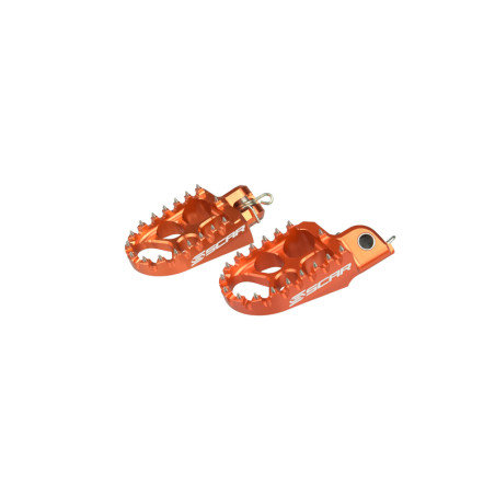 Repose-pieds SCAR Evo orange 85 SX 2004 à 2017