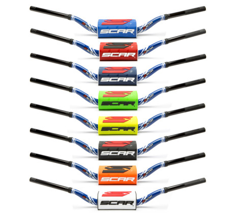 Guidon SCAR O² Yamaha YZ/YZF bleu