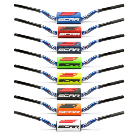 Guidon SCAR O² Yamaha YZ/YZF bleu