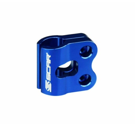 Guide durite de frein avant SCAR bleu