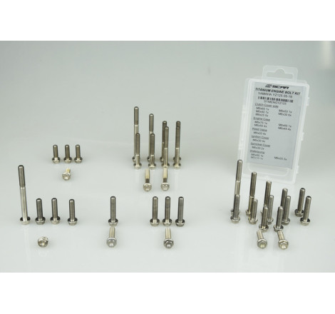 Kit vis moteur SCAR 48 vis titane Honda CRF450R
