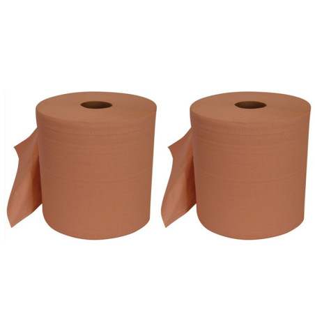 2 Bobines d’essuyage BIHR 1000 feuilles - papier atelier absorbant usage professionnel