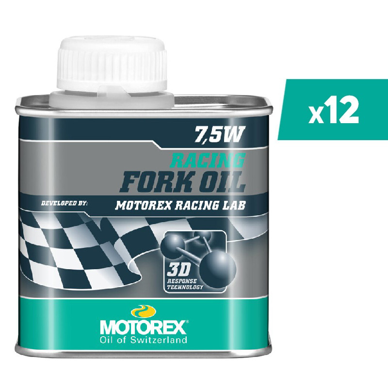 Huile de fourche MOTOREX Racing Fork Oil - 7.5W 25ML x12