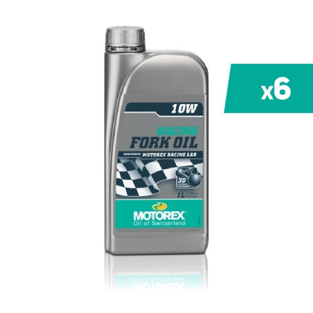 Huile de fourche MOTOREX Racing Fork Oil - 1W 1L x6