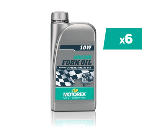 Huile de fourche MOTOREX Racing Fork Oil - 1W 1L x6