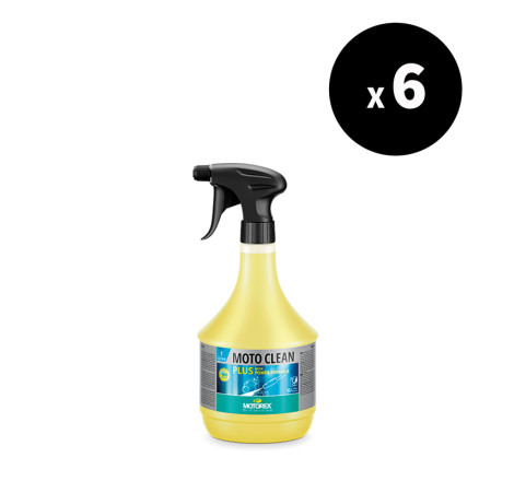 6x Nettoyant moto MOTOREX Moto Clean 1L - lavage haute performance toutes surfaces