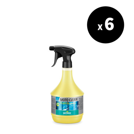6x Nettoyant moto MOTOREX Moto Clean 1L - lavage haute performance toutes surfaces