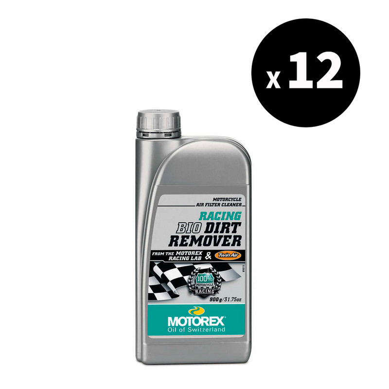 12x Nettoyant filtre à air MOTOREX Racing Bio poudre 9g - entretien moto écologique haute performance