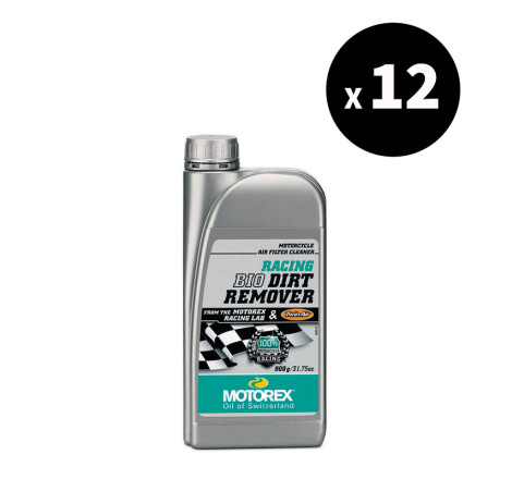 12x Nettoyant filtre à air MOTOREX Racing Bio poudre 9g - entretien moto écologique haute performance