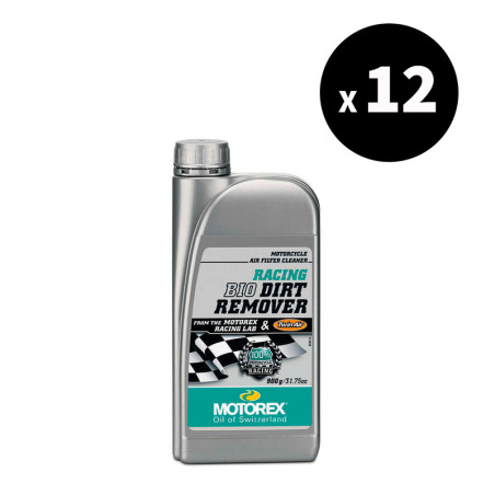 12x Nettoyant filtre à air MOTOREX Racing Bio poudre 9g - entretien moto écologique haute performance