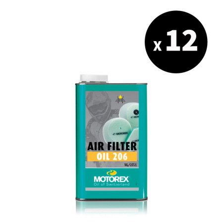 12x Huile filtre à air MOTOREX Air Filter 26 1L - protection moteur moto tout-terrain