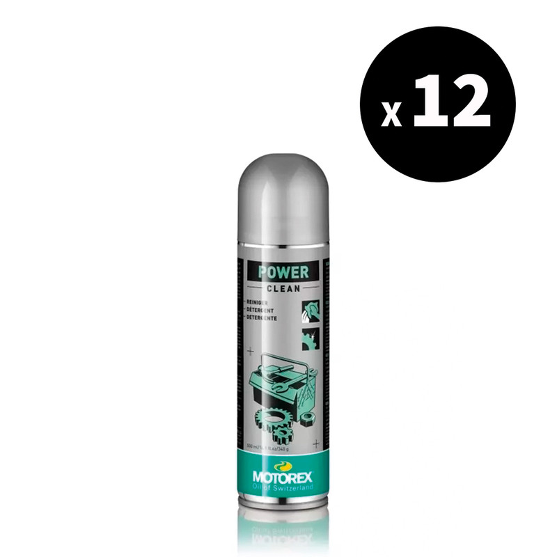 12x Nettoyant MOTOREX Power Clean spray 5ml - dégraissant moto compact haute performance