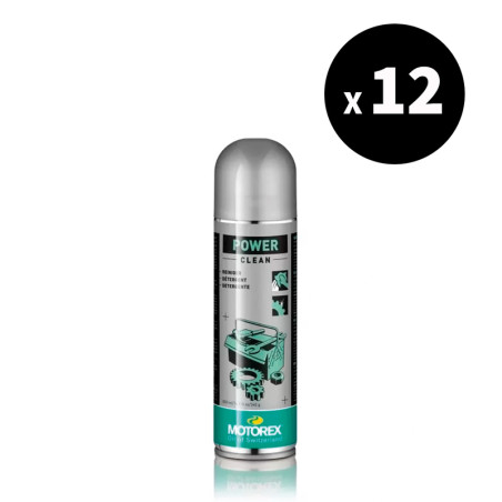 12x Nettoyant MOTOREX Power Clean spray 5ml - dégraissant moto compact haute performance